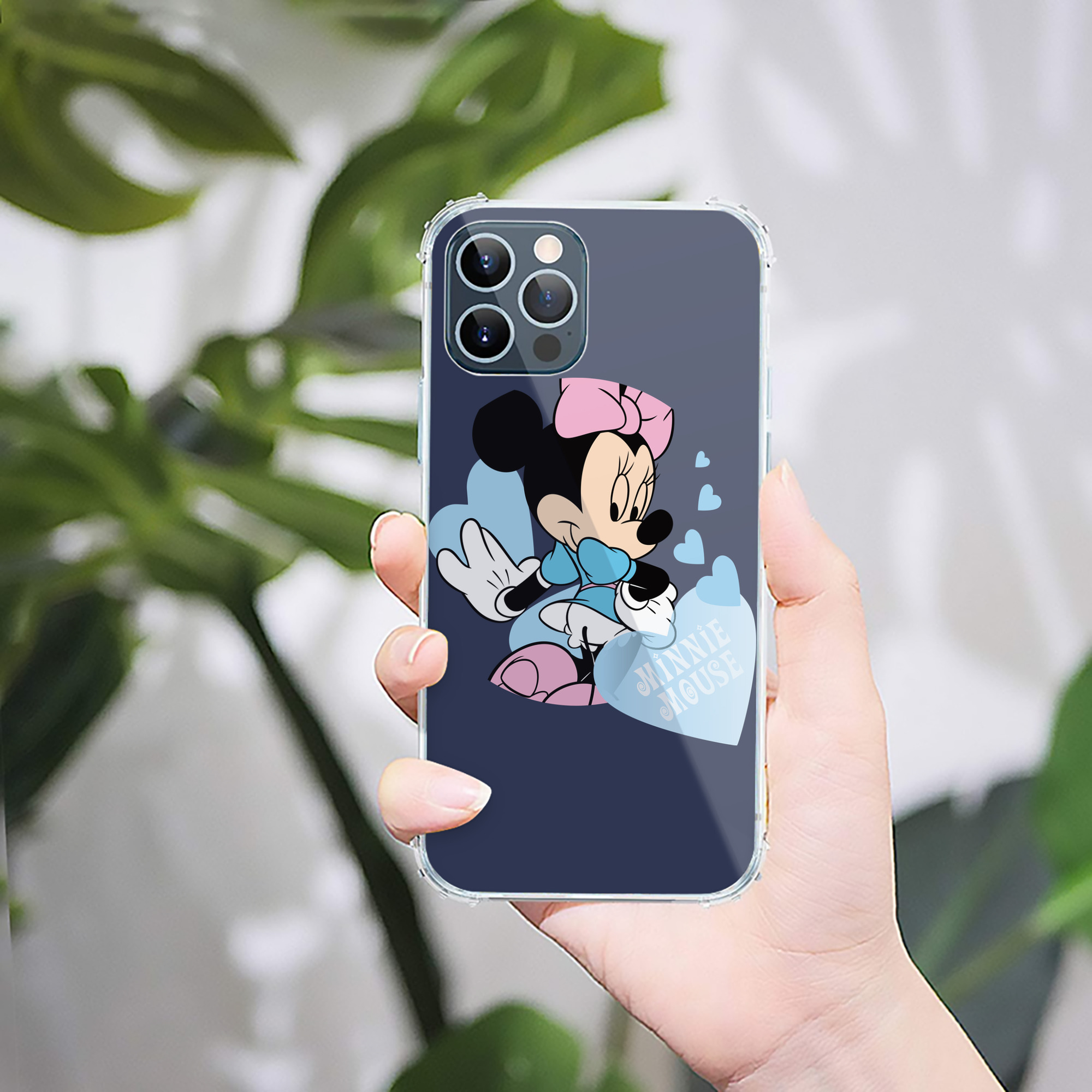 （画像用） ミッキーマウス Mickey Mouse 【iPhone 12シリーズ対応】透明スマホケース（クリアソフトケース）
